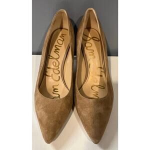EUC Sam Edelman Heels With Spike Accents in Tan